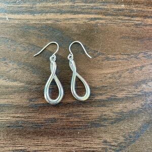 Silver Teardrop Earrings
